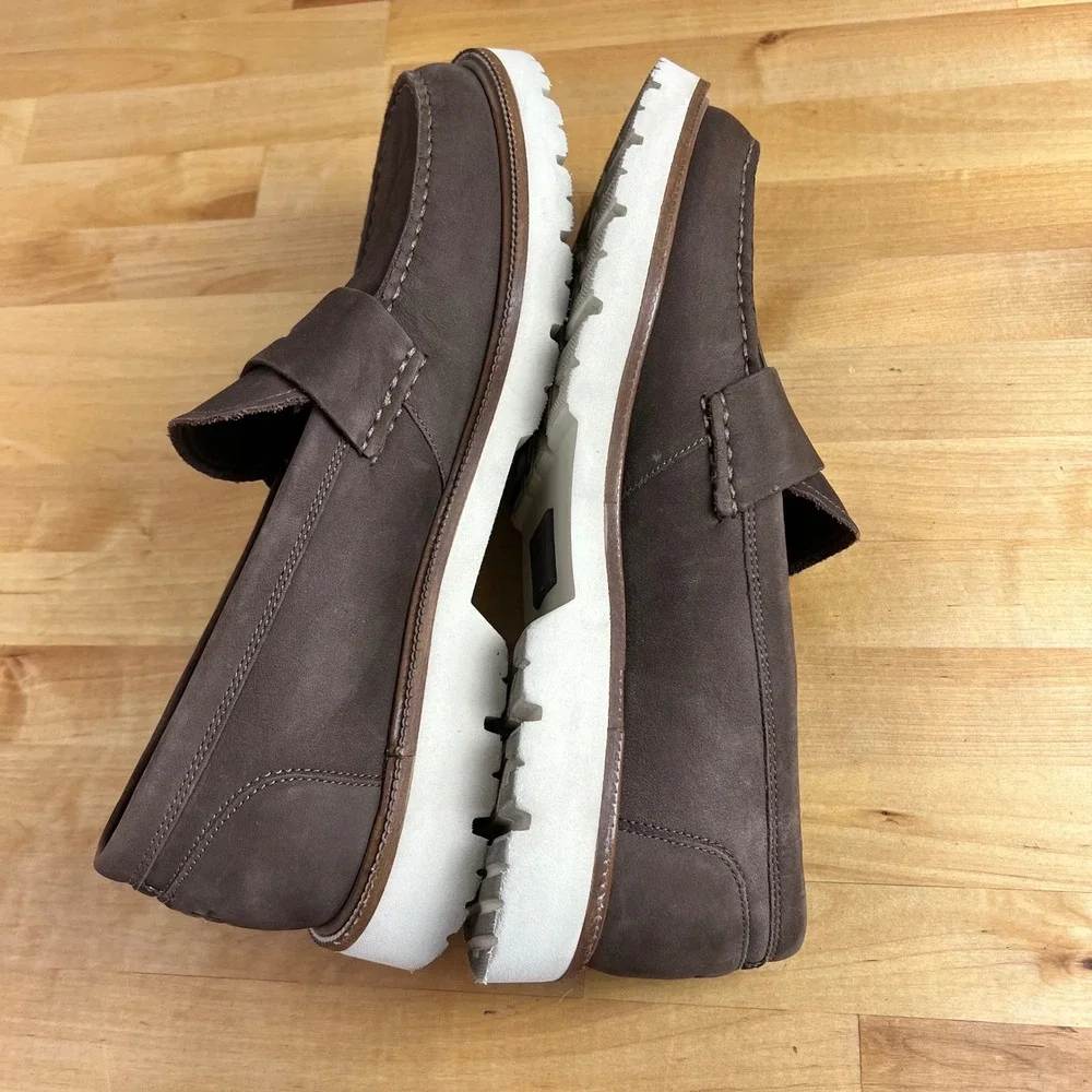 Cole Haan Loafers American Classics Penny Mens Size 10 Brown Leather Lug Sole